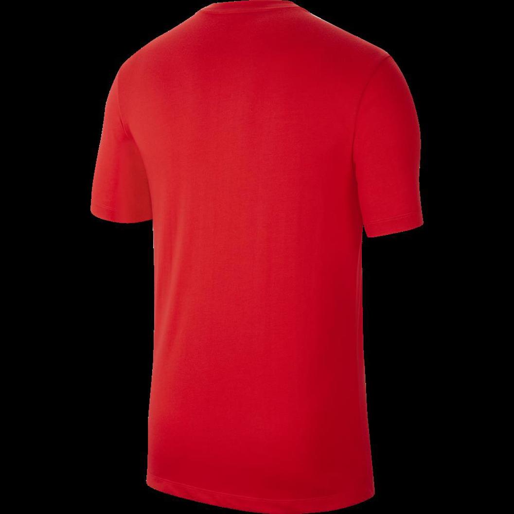 Nike T-shirt groot logo rood